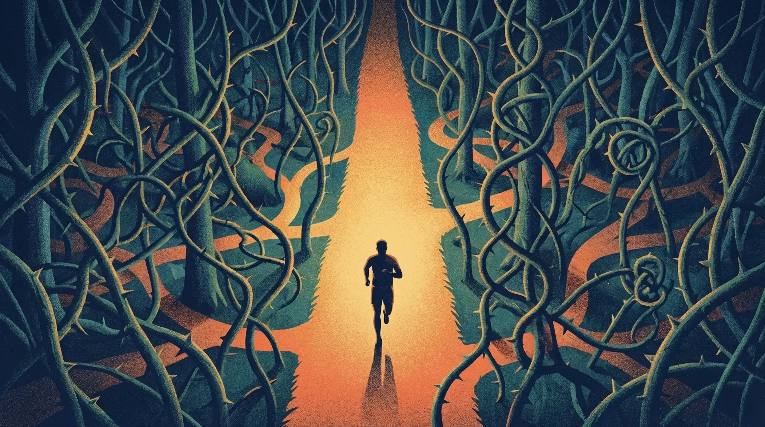 Create a featured image (an illustration) for a blog post. Find an appropriate, clever visual metaphor for the topic of thi